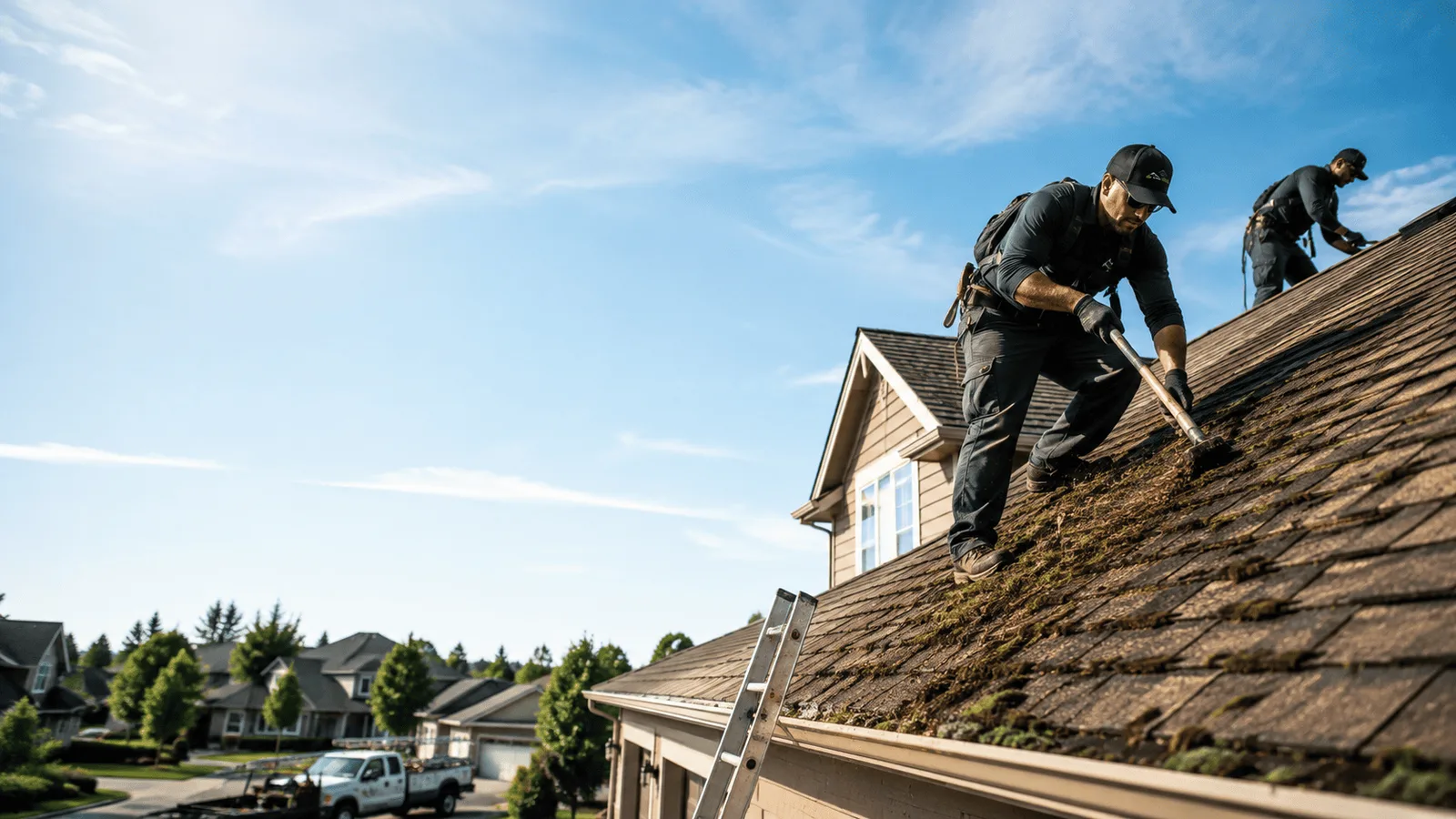 Roof Moss Removal in De Leon, TX near me